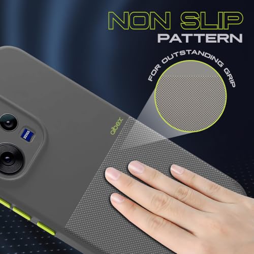 Image of AIBEX Premium Back Cover Case Compatible for Vivo V70 5G / Vivo V70 Elite 5G| Scratch & Drop Tested Shockproof Matte Texture Case with Soft Microfibre Lining | Slim Fit Cover with Anti-Scratch - Grey