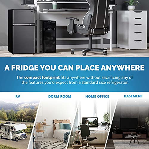 image for Newair 3.1 Cu. Ft. Compact Mini Fridge with Freezer, Energy Star Certi