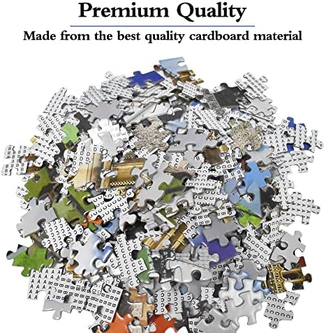HUADADA Jigsaw puzzles for adults 1000 piece jigsaw puzzles for adults jigsaws 1000 pieces for adults Challenging Game Famous Buildings