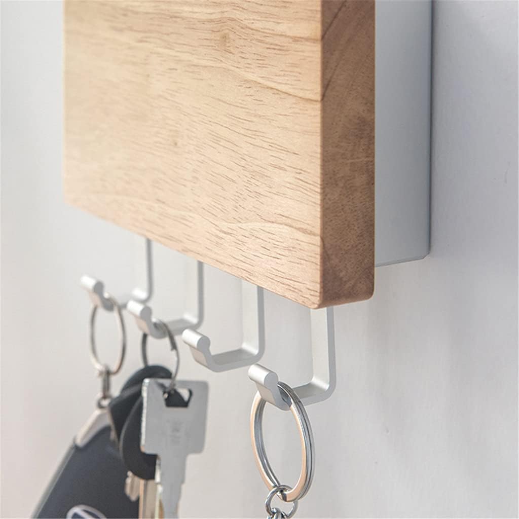 Punch-Free Key Storage Hang The Wall Hanging Entrance Key Hook Rack at The Entrance of The Living Room (Color : A Size : 18 * 12.5cm)