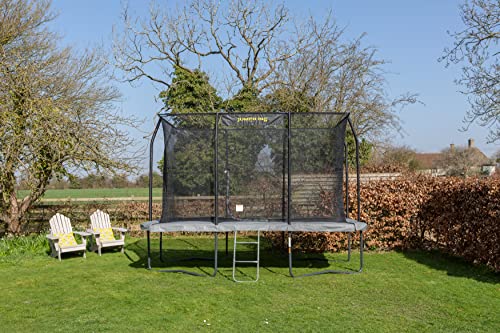 JumpKing Professionelles Trampolin, rechteckig, 2,4 x 3,6 m – Bild 3