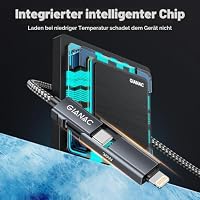 GIANAC Multi USB Kabel 3M,Universal Ladekabel Mehrfach Anschlüsse – Ansicht 2