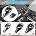 Jaronx Compatible with BMW Gear Shift Knob Cover Trim Replacement for 1'F20 F21/2'F22/3'F30 F31 F34/4'F32 F33/5'F10 F11/6'F06 F12 F13, Gear Shift Knob Panel Sticker for BMW 1 2 3 4 5 6 Series(Sport)