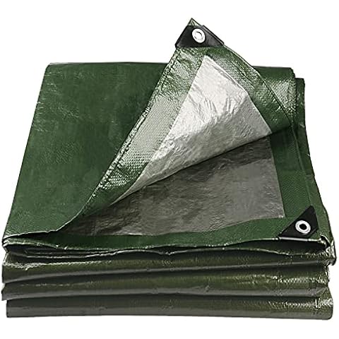 Onarway Tarpaulin Waterproof Heavy Duty 3m x 5m 105GSM Tarp Sheet Cover with Reinforced Grommets, Multipurpose For Outdoor Use Cover
