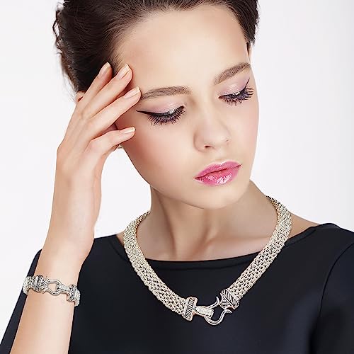 UNY Jewelry Antique Fashion Popcorn Chain Designer Brand Inspired Women Unique Christmas Gifts Bracelets4