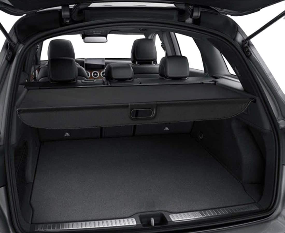 Photo 1 of Black Cargo Cover Replacement for 2007-2016 Jeep Compass Retractable Trunk Security Shade