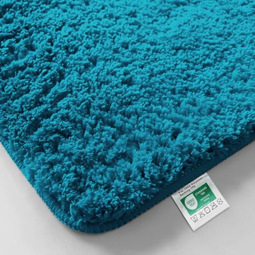 Casa Pura | Tapis de Bain Sky Soft à Poils Longs | Doux et Moelleux Aspect Shaggy | Antidérapant...
