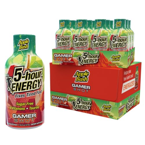 5-hour ENERGY APPLE BASH Flavor, 24 Count, Extra Strength Energy Shot