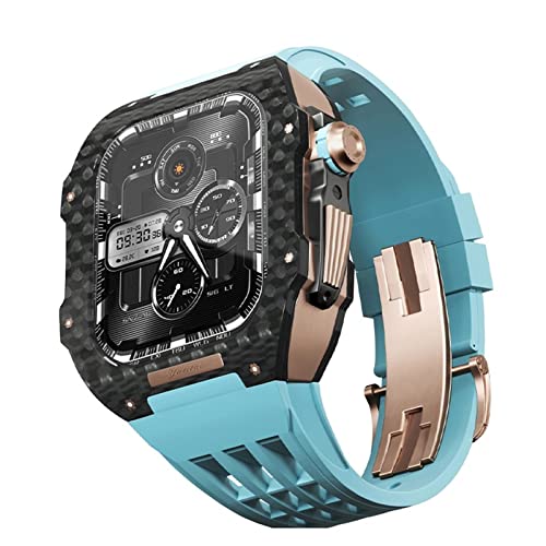 Bracelet en fibre de carbone pour Apple Watch, style sport et urbain chic
