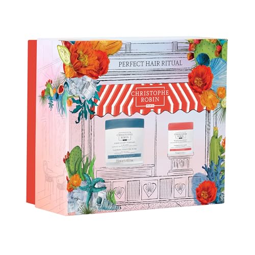Christophe Robin Perfect Hair Ritual - Complete Hair Care Set for Nourishment Repair & Styling, Enhances Hair Health & Shine