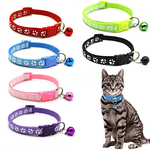 Proxima Direct 6 PCS Cat Collar with Bell