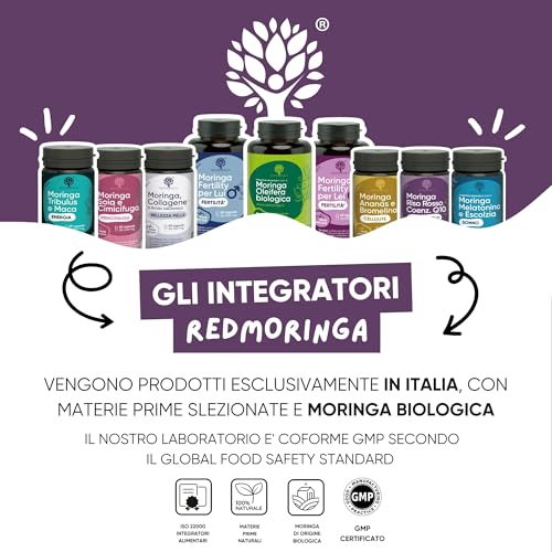 Integratore Colesterolo Moringa E Riso Rosso 60 Capsule - 8