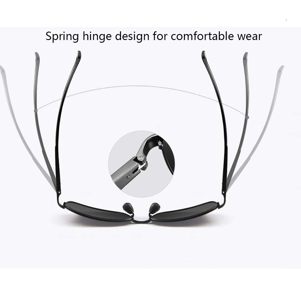 Sonnenbrille Männer, Fahrer Fahren Polarisierte Sonnenbrillen Herren Angeln Reiten Sonnenbrillen, Mehrfarbig Optional (Farbe : A)