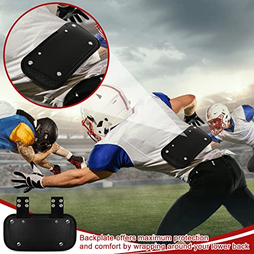Deekin Football Backplates Back Plate Football Accessories Lower Back Pads For Football Players With Impact Foam Backing For Youth And Adult #TOP4