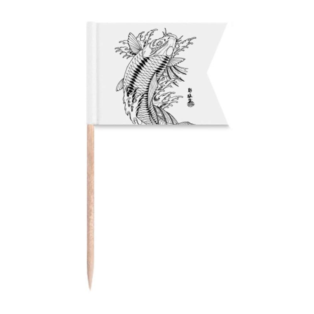 Marquage poisson de la mer pour gateaux et plats a fromage decoratifs
