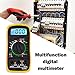 Produktbild 4EVERHOPE XL830L Tragbares Digitalmultimeter Hintergrundbeleuchtung AC / DC Amperemeter Voltmeter Ohm Tester Handheld LCD Spannung Strom Leistungsmesser Test