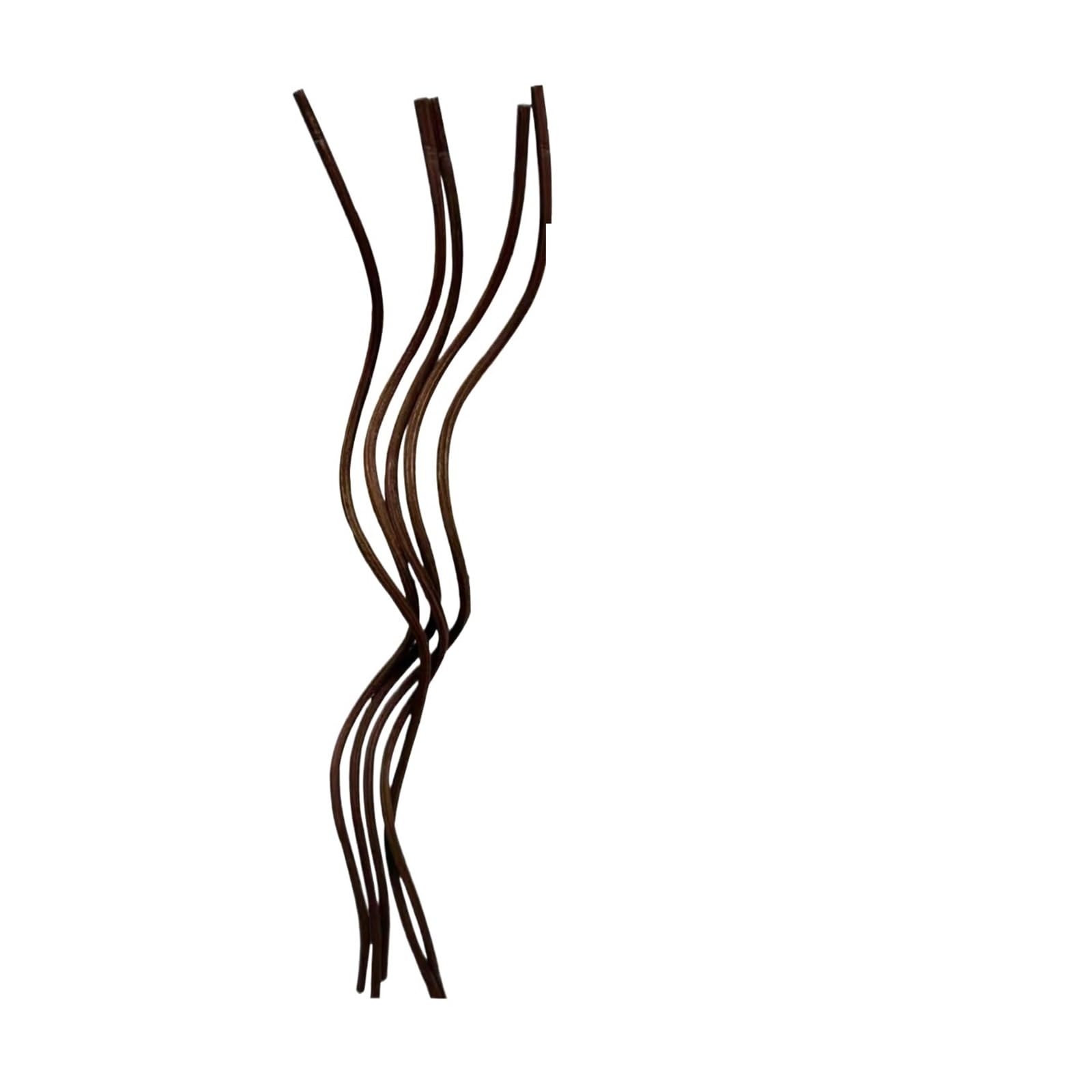 Zymjzbetic Rattan Reed Diffuser 5/15Pcs Long Wavy Rattan Reed Diffuser Sticks Fragrance Replacement Refill Airs Freshener Home Accessory 3.0mm(Color 7)