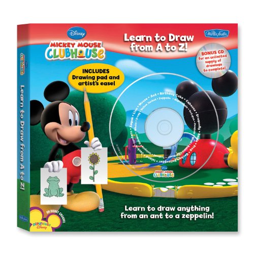 Disney's Mickey Mouse Clubhouse Learn to Draw from A to Z Learn to draw anything from an ant to
