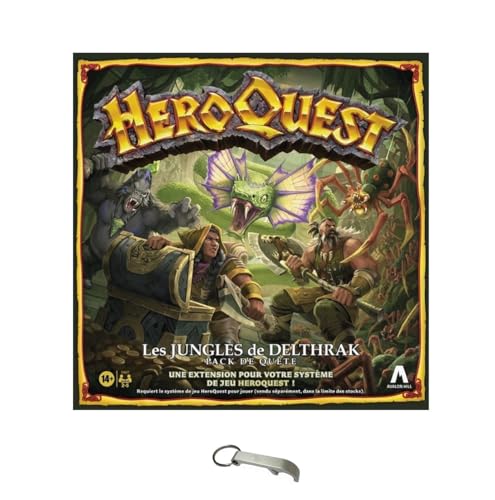Hero Quest Extension Les Jungles De Delthrak - Lote de extensiones (versión francesa + 1 Decap Blumie (Jungle)