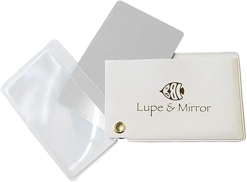 Amazon ルーペ 携帯 ルーペ ミラー おしゃれ 拡大鏡 手持ち 小さい ミラー コンパクト 鏡 ダイビング 日本製 c ビービーシー ログブック アクセサリー小物