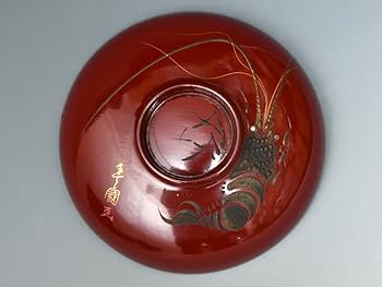 蒔絵　吸物椀　12客　漆器 楽天市場】吸物椀 黒 波千鳥蒔絵（1客） 送料無料 日本製 吸い物椀 蓋