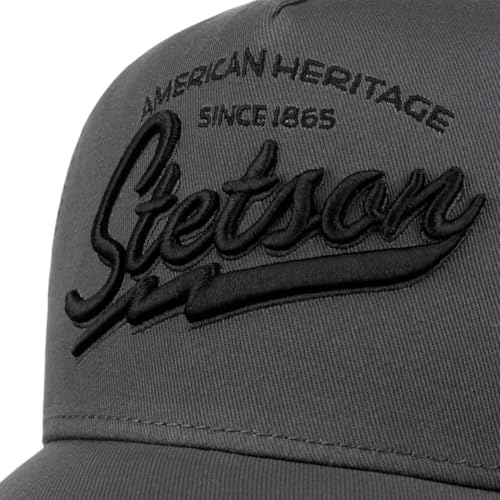 Image of Stetson American Heritage Trucker Cap Men Breathable Mesh Snapback Summer Winter
