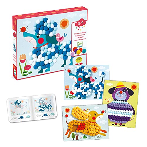 DJECO Collage Streichelhunde (39867), Mehrfarbig (1)