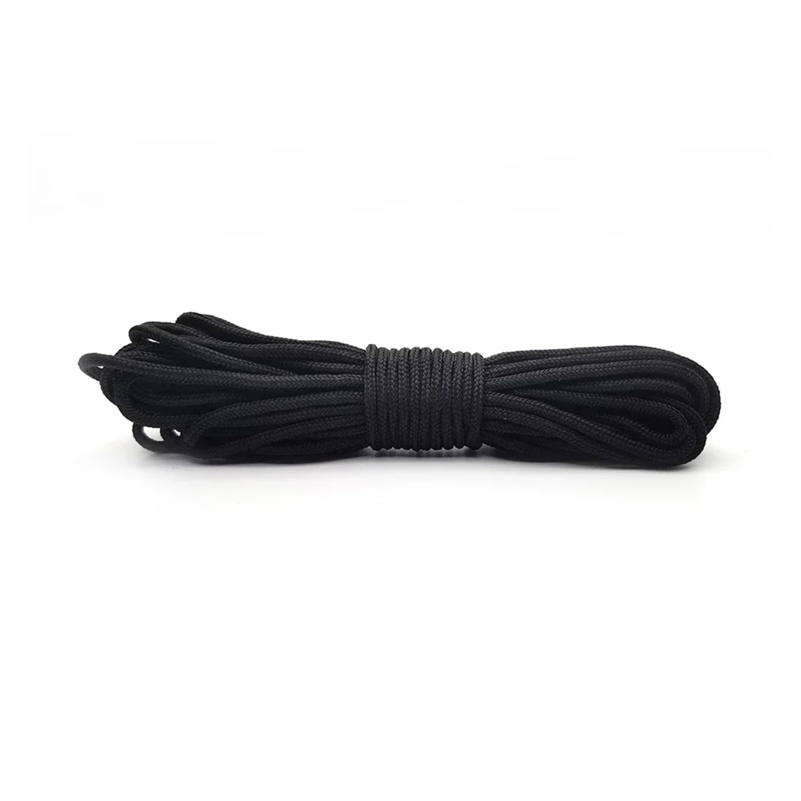 Paracord Solid Parachute Cord Lanyard Rope Strand Climbing Camping Survival Equipment Paracord 100meters 2mm(Black,100meters(328ft))