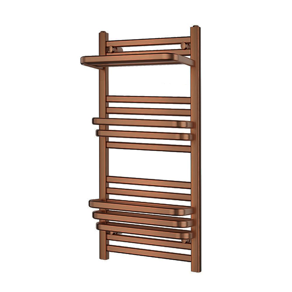 Nwt Direct Brushed Bronze 500Mm (W) X 1000Mm (H) Hera Designer Towel Rail Radiator Central Heating Bathroom Heater | 2261 Btus