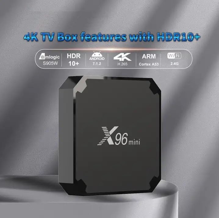 X96mini1 GB RAM en 8 GB ROM Box Android TV Box Media Player hoge kwaliteit (Android 11.0), multimediaspeler, 4K tv-box - Afbeelding 6