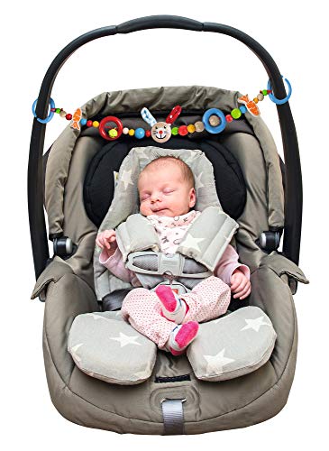 Eichhorn - Baby Wagenkette mit Hasenmotiv, 50cm lang, aus 100 Prozent FSC zertifiziertem Buchenholz, für Kinder bereits… – Bild 3