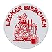 Produktbild Urbanski Patch Lecker Bierchen Döner Edition zum Aufbügeln 8,5 x 8,5 cm | Aufnäher Applikation Bügelbild