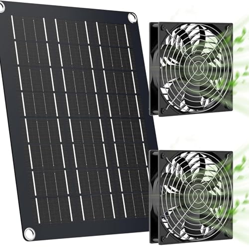 Extractor solar doble de alta ventilación para regular la temperatura en zonas de acampada 7
