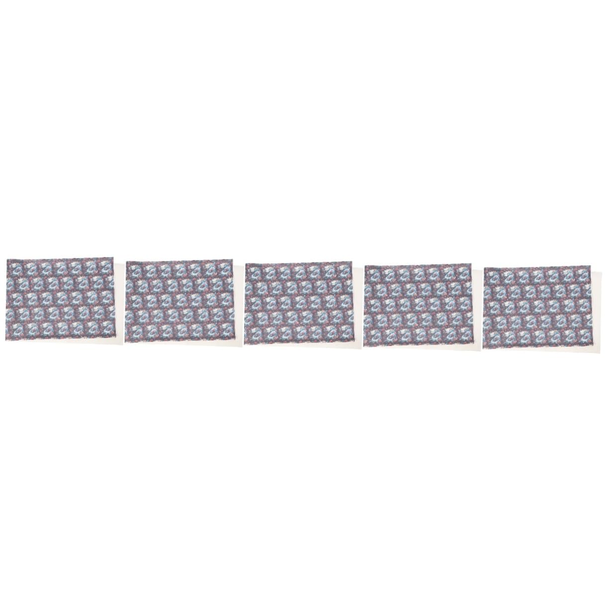 TEHAUX 5hojas Manualidades De Cuero Sintético Material Para Hacer Pendientes De Lazo Para Proyectos De Bisutería y Decoración