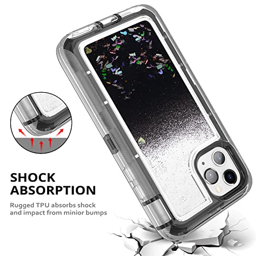 Armour Case iPhone 12 Pro coque de protection robuste noire transparente rigide - 2