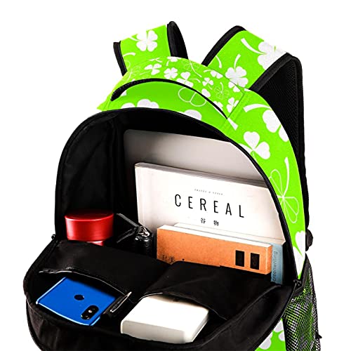 Sac à dos d'école trèfle léger et durable pour enfants multicolore