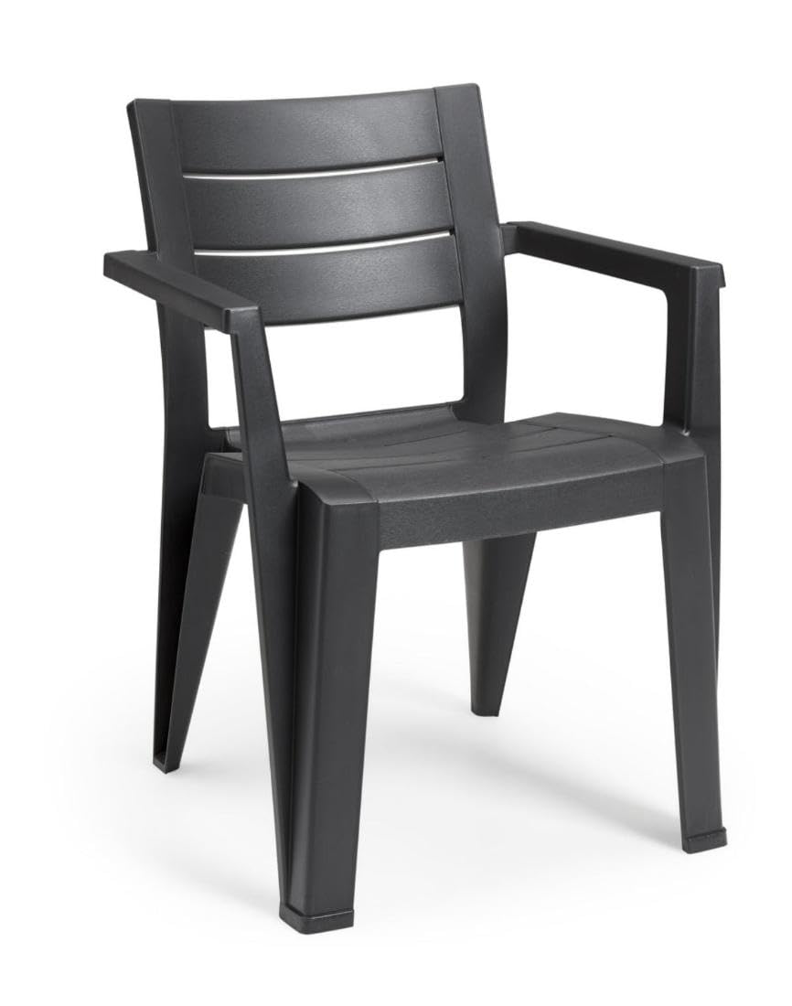 Keter 246188 Julie - Silla de jardín Exterior, Gris