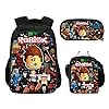 Roblox Rugzak met lunchbox & etui, Student Boekentas Shcool Rugzak Laptop Rugzak Reistas voor Kids Jongens Meisjes…