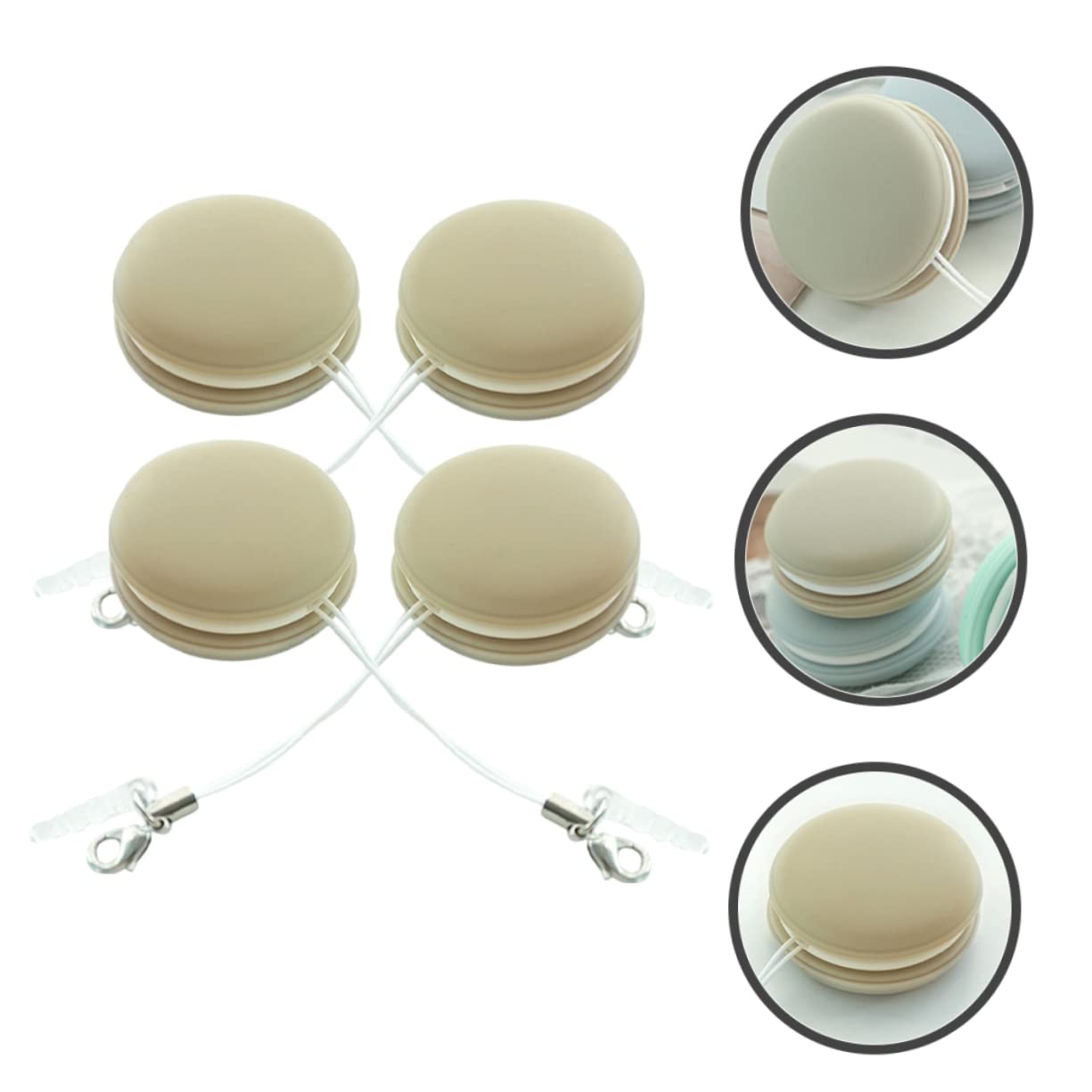 Healeved 20piezas De Limpieza De Pantalla De Microfibra Forma De Macaron Unidades Para Pantallas De Teléfono Tabletas y Monitores Eliminan Manchas y Huellas Dactilares Diseño Ligero y
