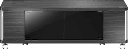 【美品✨️】朝日木材加工(ASAHIWOOD) テレビ台 AS-GD960H AS-GD960H キャスター付きテレビ台 幅約96㎝ アッシュグレー