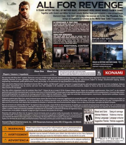 Recopilación de Metal gear solid v disponible en línea para comprar. 19 Recopilación de Metal gear solid v disponible en línea para comprar. 17