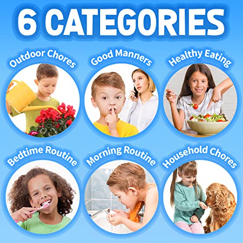 Chore Chart For Multiple Kids, Behavior Chart For Kids At Home, Dry Erase, And Magnetic Reward Chart For 2 Kids, Includes 54 Chores #TOP4