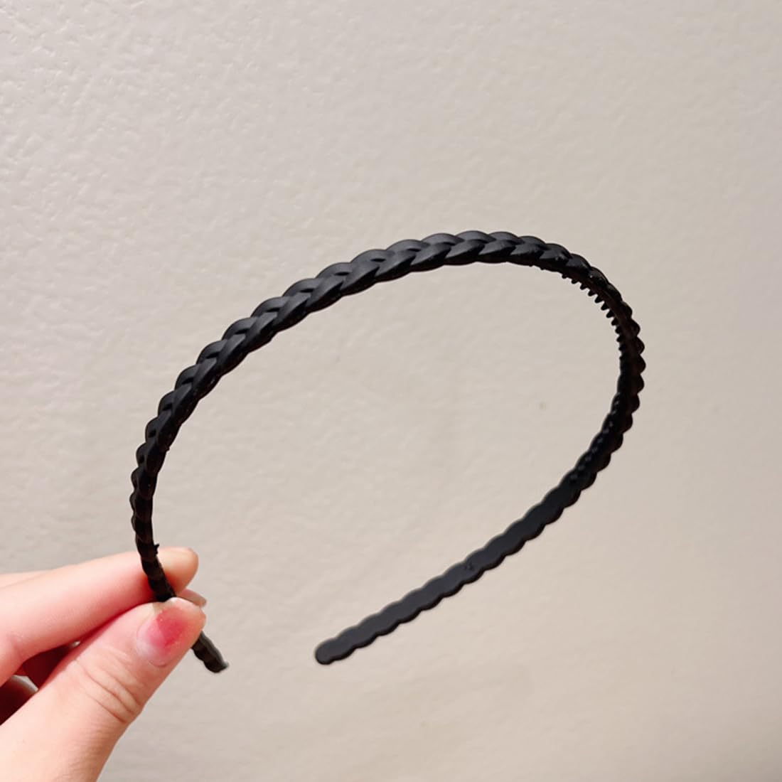 5 Pezzi Cerchietti Semplici Fasce per Capelli Denti Fasce per Capelli Sottili Cerchietti Colorato Antiscivolo Cerchietto per capelli in plastica per Donne e Ragazze