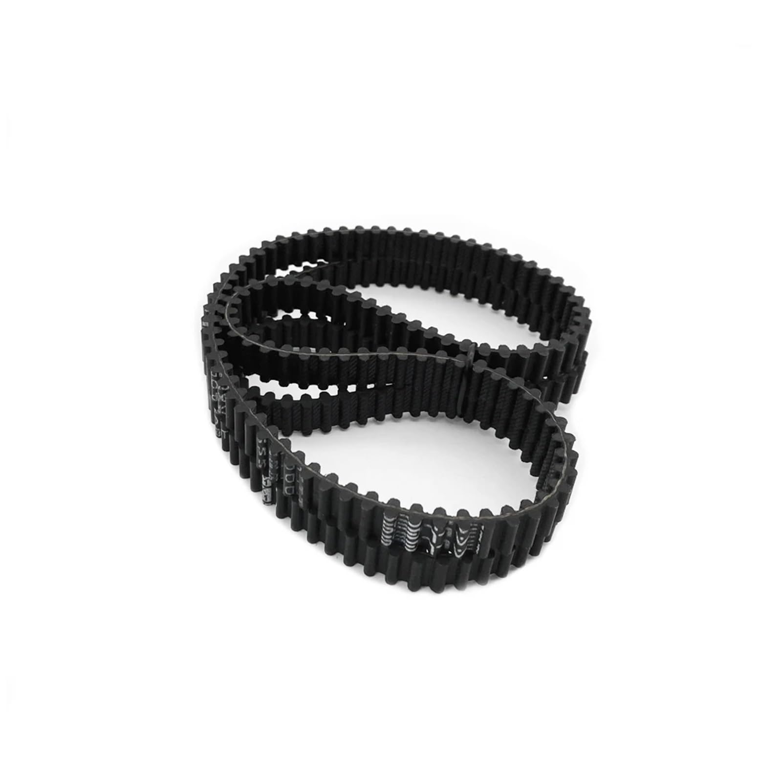 Correa Alternadora Paso De Correa Síncrona Goma Dentada Doble Cara D5M = Perímetro 5mm D5M770 ~ D5M1350 Ancho 10/15/20/25mm Cinta Transportadora Negra(10mm,D5M800)