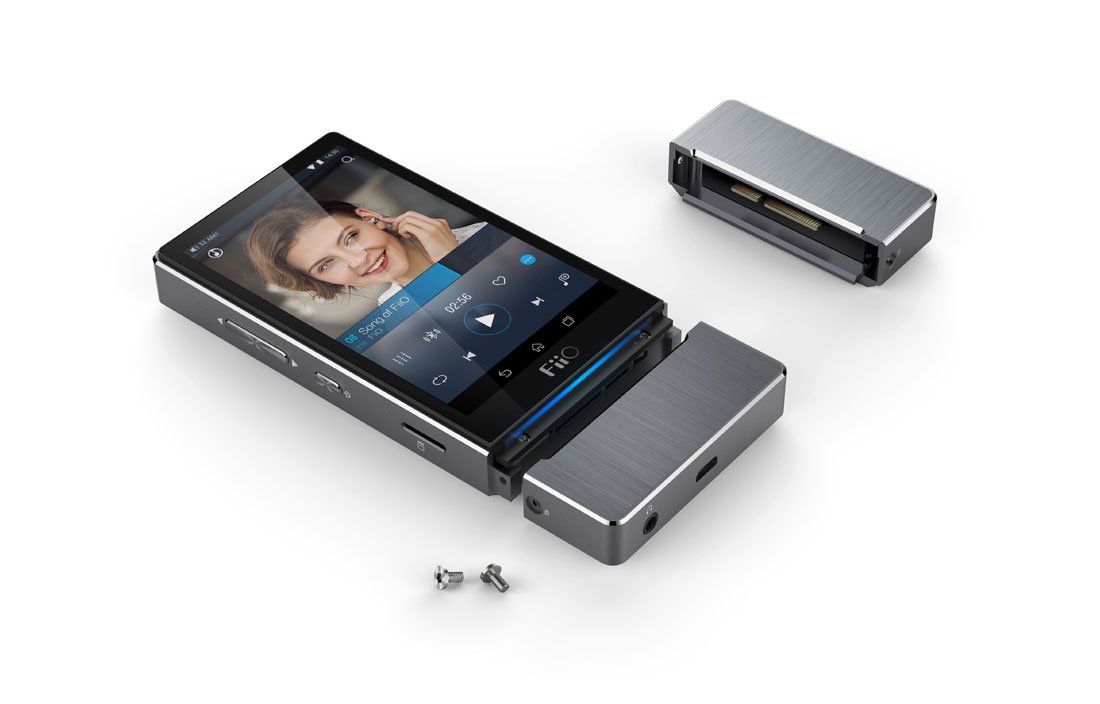FiiO X7 AM1 &amp; AM3 Dignisケース付き Amazon.co.jp: FiiO x7高解像度オーディオプレーヤー(ベース