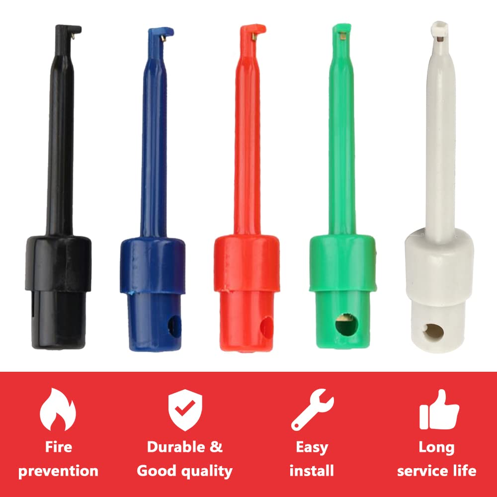 Cleqee 10 STKS SMD IC Test Haak Clips Siliconen Jumper