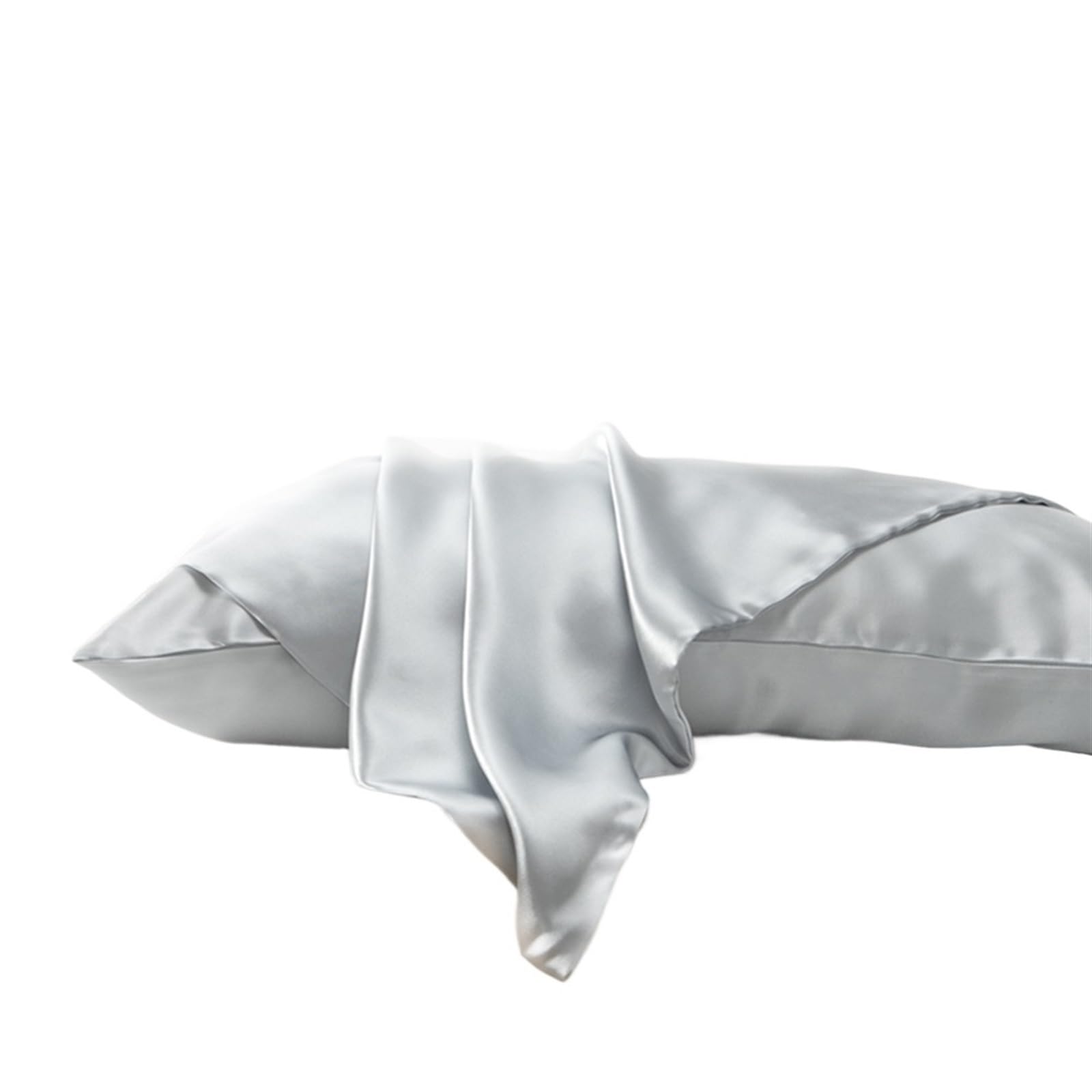 Double Silk Pillowcase 48 * 74CM(Silver)