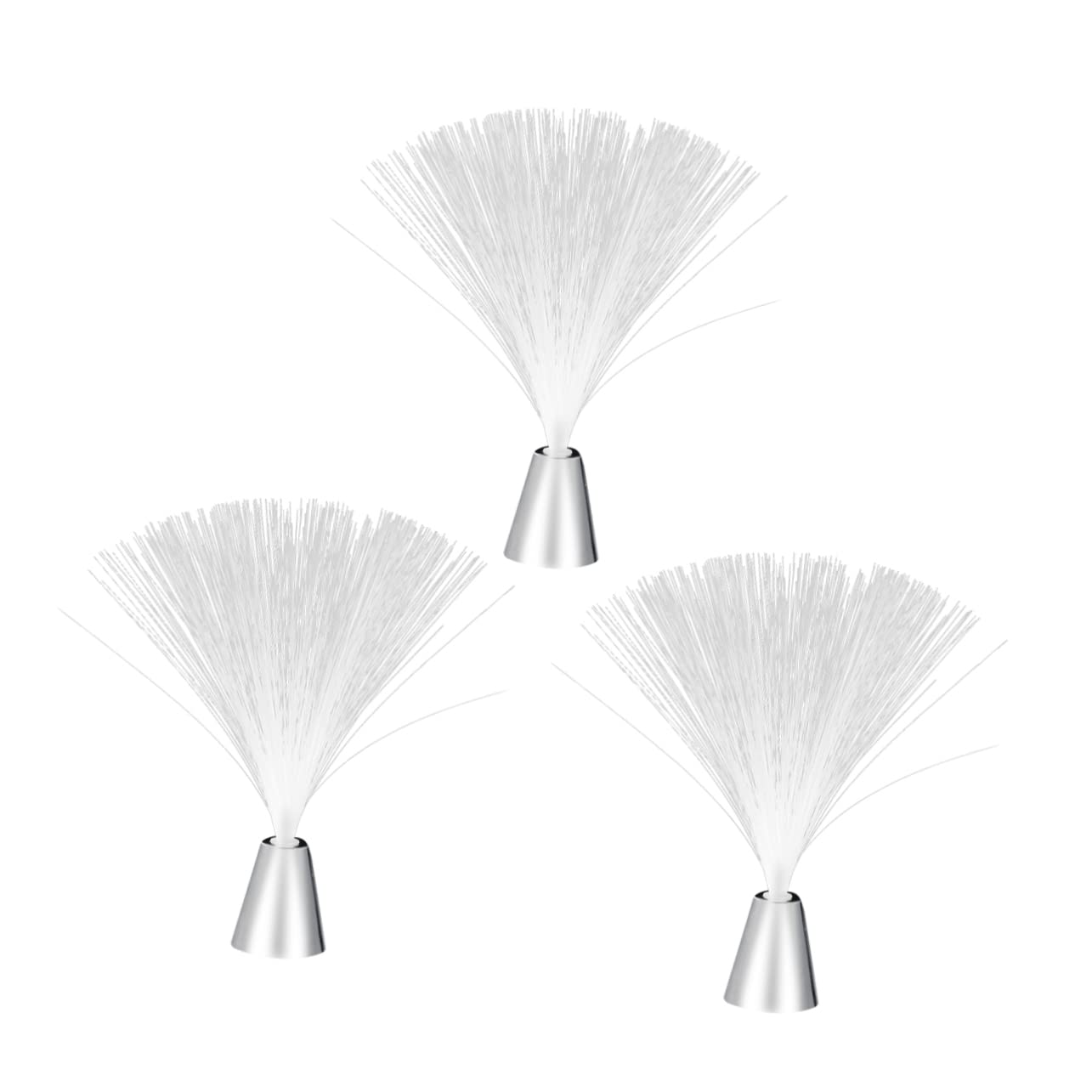 SEWACC 3pcs Colorful Led Fiber Optic Lanterns for Wedding and Party Decorations Energy-Saving Atmosphere Lights No Battery Included for Festivals and Home Decor