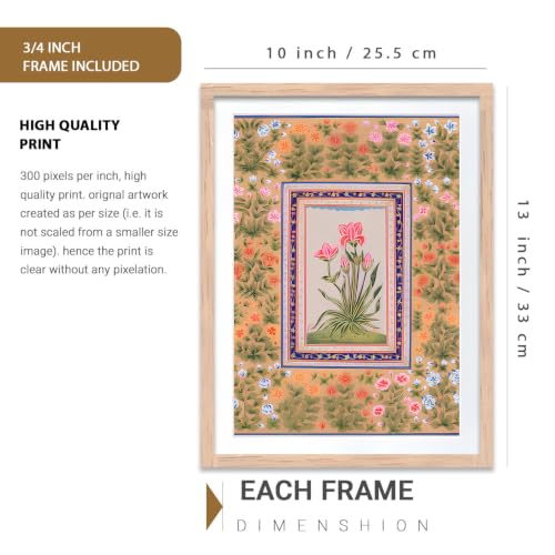 Image of kotart Premium Digital Madhubani Art Paintings with Frame for Home Decor - Painting for Wall Decoration - Pack of 6 (wall decor)