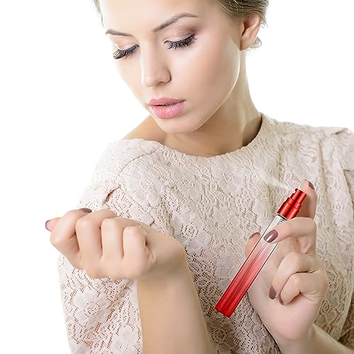 Zhehao 36 Pieces Mini Perfume Spray Bottles 10 ml Colorful Glass Fine Mist Refillable Spray Empty Bottles Perfume Atomizer Small Sample Containers for Travel Essential Oils Cleaning4